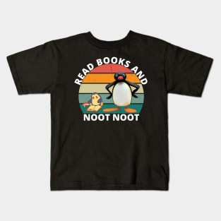 Read books and noot noot Kids T-Shirt